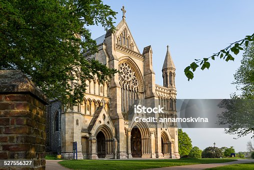 istock Cathedral and Abbey Church of Saint Alban in St.Albans, UK 527556327