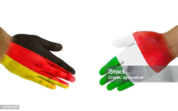 Germanyitaly Handshake Stock Photo - Download Image Now - Adult, Agreement, Bonding