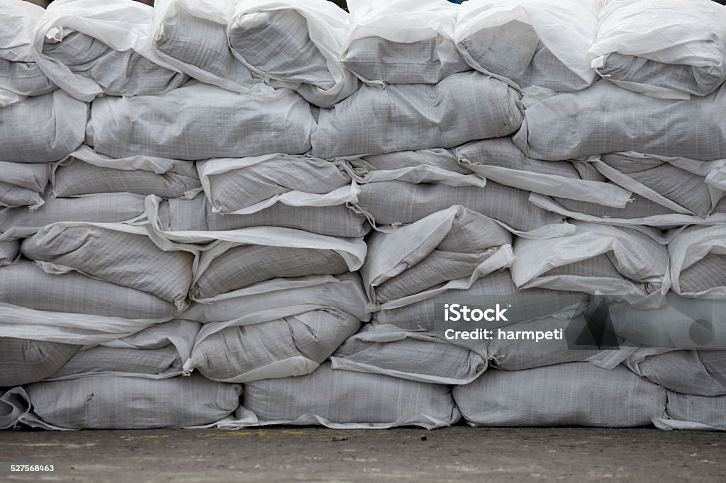 Sandbags Sandbags for flood protection Accidents and Disasters Stock Photo