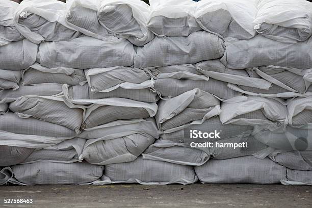 Sandbags Stock Photo - Download Image Now - Accidents and Disasters, Backgrounds, City