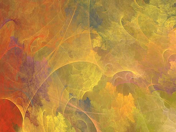 istock Digital paint from fractal canvas background 527569711
