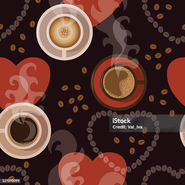 Pattern Caffe Coffee Pattern Stock Illustration - Download Image Now - Admiration ...