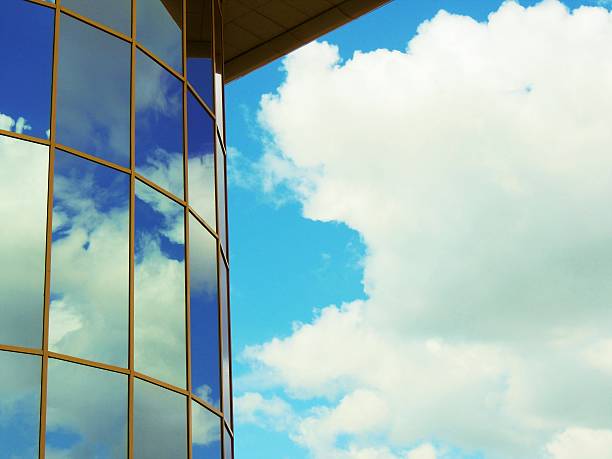 istock City building against the sky. 527570981