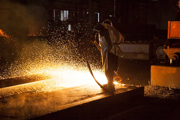 istock Steel Factory 527572077