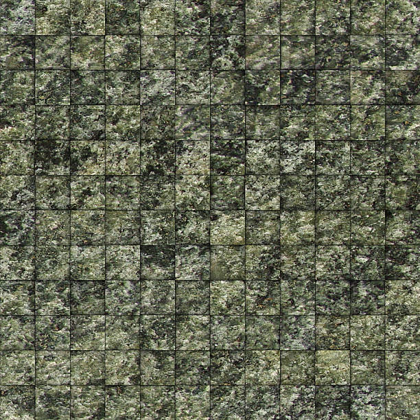 istock mosaic tile speckled green wall floor 527580617