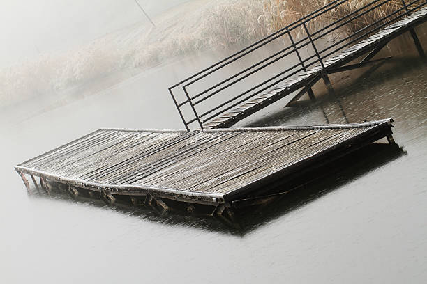 istock Wooden dock in a lake 527580689