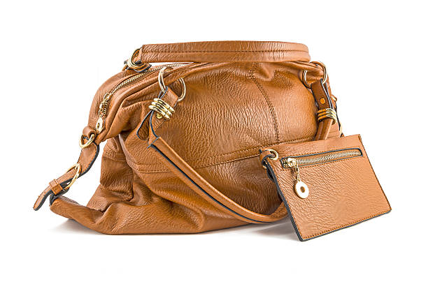 istock women's leather bag on a white background 527582793