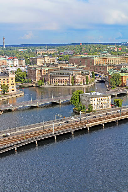 istock View of Stockholm (Royal palace and parliament), Sweden 527585449
