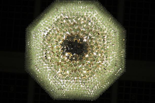 Contemporary glass chandelier