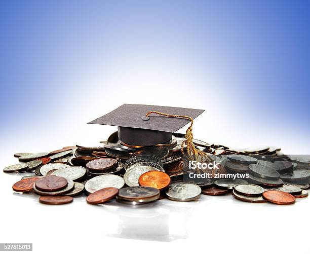 Graduation Cap Stock Photo - Download Image Now - Student Debt, Diploma, Graduation