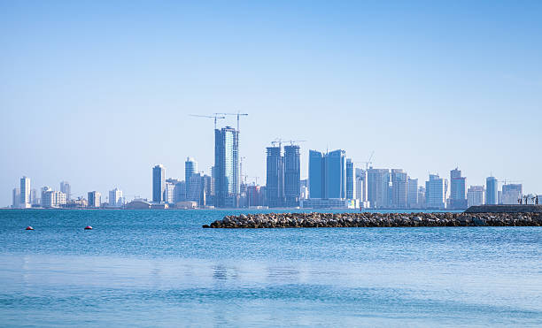istock Modern office buildings and hotels on the horizon 527616141