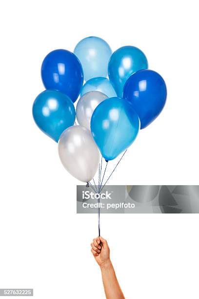 Blue Balloons Stock Photo - Download Image Now - Balloon, Blue, Birthday