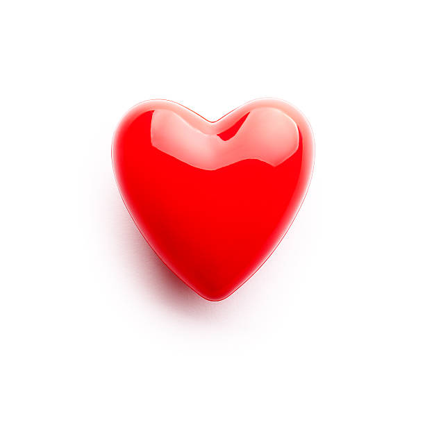 istock Valentine's Day Red Heart Love on White Background 527632697