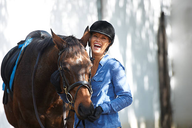興奮の乗馬 - riding horse for leisure ストックフォトと画像