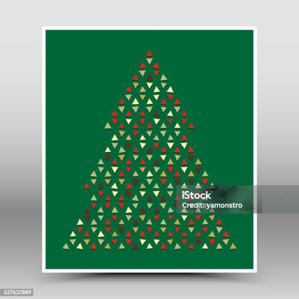 Vector Happy Christmas Hand Made Poster Stock Illustration - Download Image Now - Abstract, Art, Art And Craft