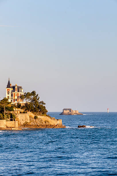 istock Beach of Dinard at sunset. 527653161