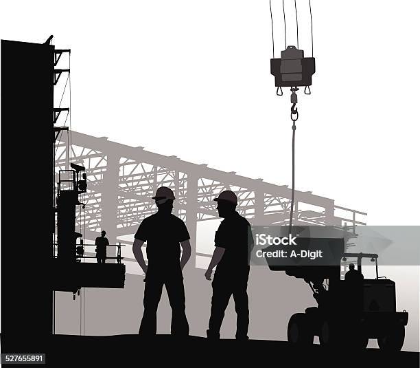 Industrialgrade Stock Illustration - Download Image Now - In Silhouette, Outline, Shadow