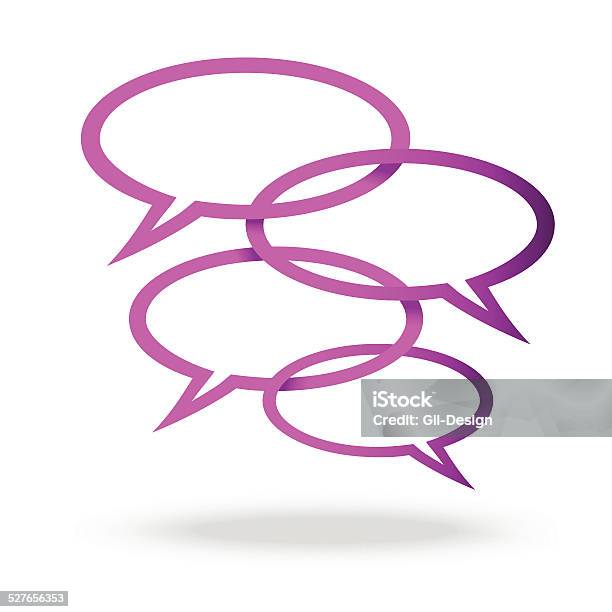 Speech Bubbles Stock Illustration - Download Image Now - Abstract, Brochure, Choice