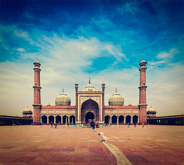 istock Jama Masjid - largest muslim mosque in India 527658927