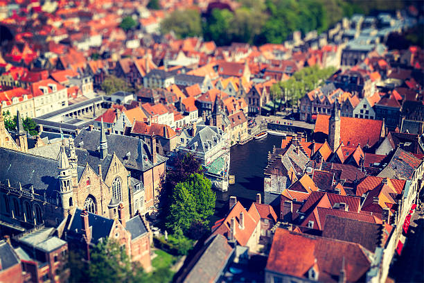 istock Aerial view of Bruges (Brugge), Belgium. 527659061