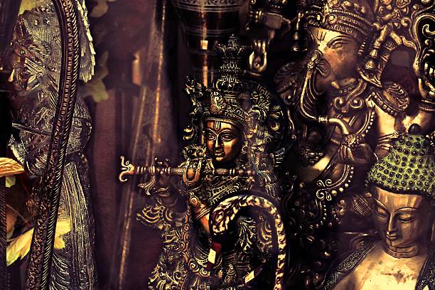 istock statue of the god in showcase 527659451