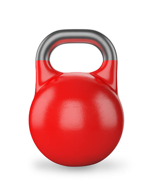 fitnessgeräte hantel kettlebell-isoliert - righteous stock-fotos und bilder