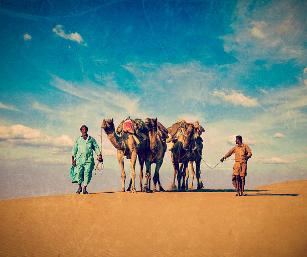Fashion Model Rima Bhattacharya seen walking with a Camel at the river bed of  Varanasi for a documentary Photo Series on Spring vibes.