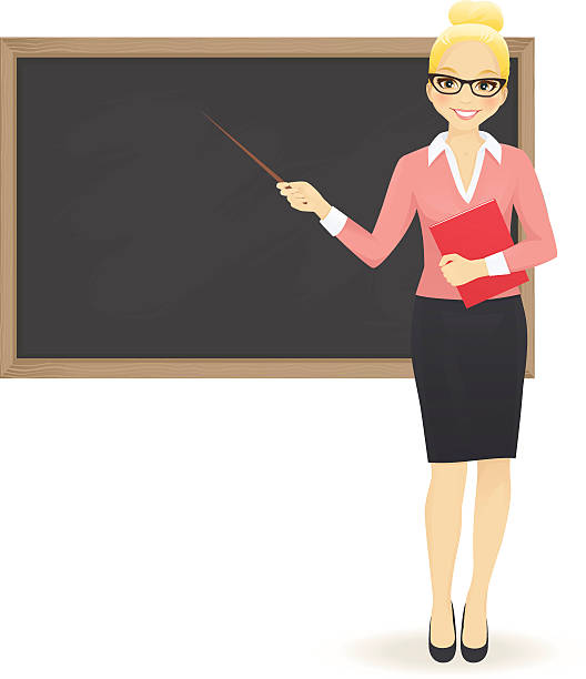 교사 에서 칠판 - blackboard black tall education stock illustrations