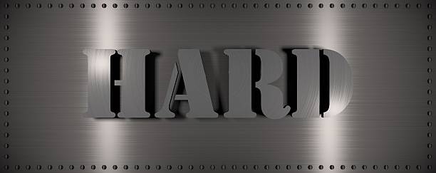 istock Steel plate with the word 