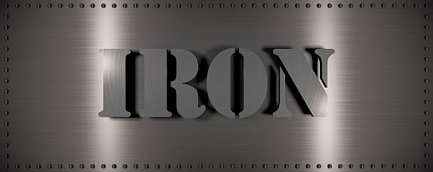 istock Steel plate with the word 