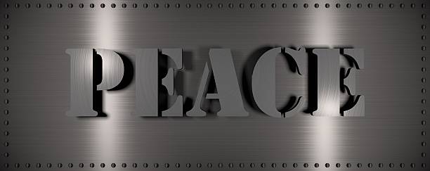 istock Steel plate with the word 