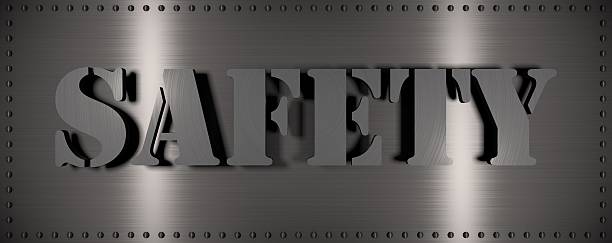 istock Steel plate with the word 
