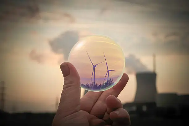 Energy transition from nuclear power to environmentally friendly technology