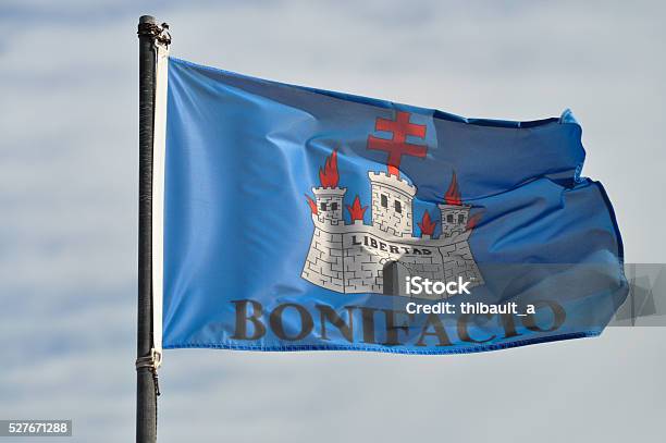 Photo libre de droit de Bonifacio Drapeau banque d'images et plus d'images libres de droit de Bleu - Bleu, Bonifacio, Corse