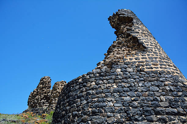 istock ruined wall of the fortress, on the shore of Sevan 527674076
