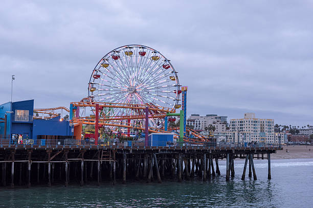 istock Santa Monica Pier with Ferris Wheel 527675448