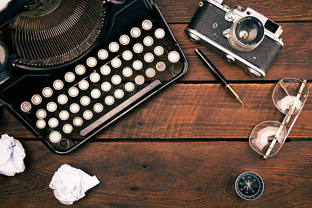 A hero header image for webdesign headers or background in vintage style