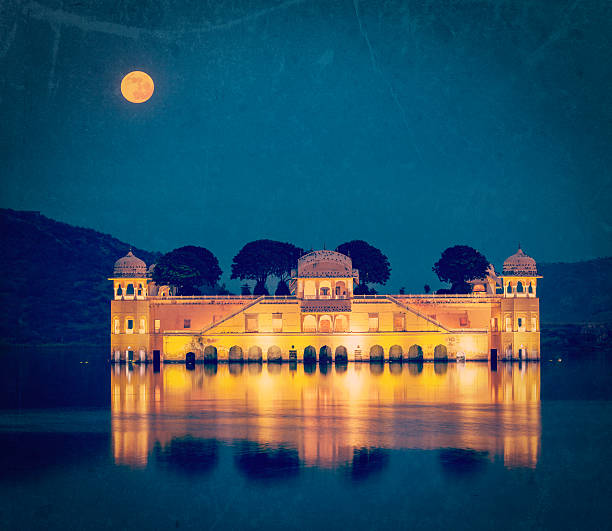 istock Jal Mahal palace.  Jaipur, Rajasthan, India 527676615