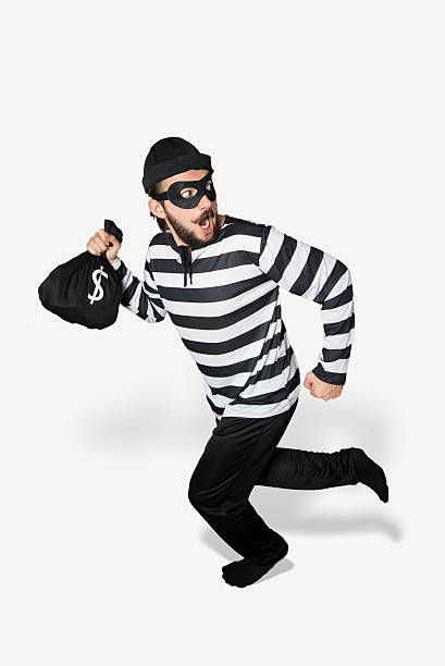 assaltante - burglary thief fear burglar imagens e fotografias de stock