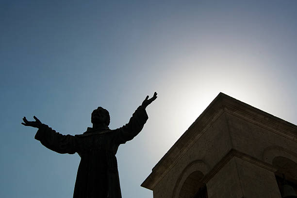 Cтоковое фото Statue of Saint Francis