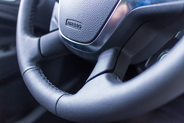 interior de carro - airbag imagens e fotografias de stock