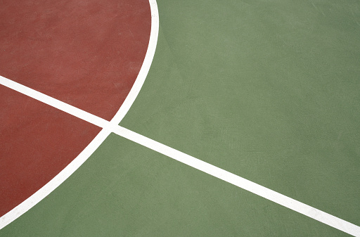 Photo of outdoor basketball court