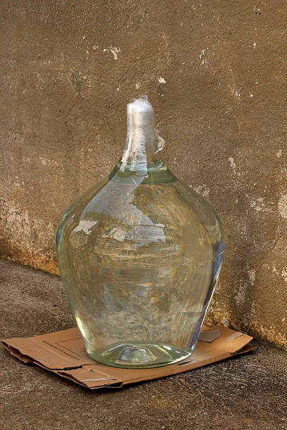 Bottle with traditional macedonian drink rakia picture of a Bottles with traditional macedonian drink rakia serbian raki stock pictures, royalty-free photos & images