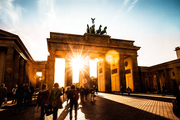 istock Berlin - Brandenburg Gate at sunset 527686508