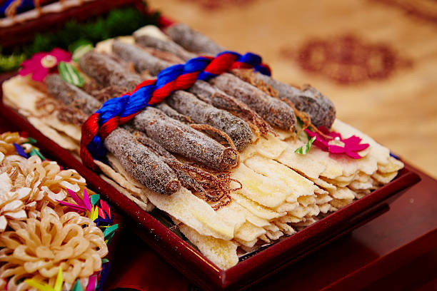 Korean traditional marriage cuisine