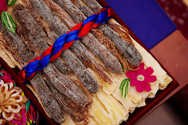 istock Korean traditional marriage cuisine 527688182