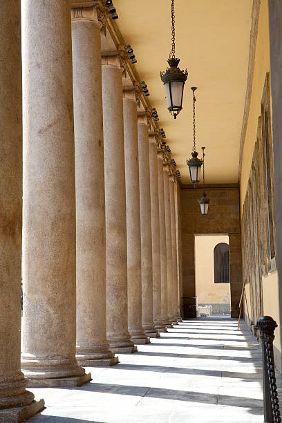 istock Colonnade in Parma, Italy 527688876