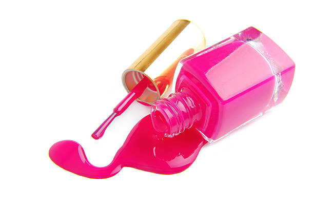 istock spilled nail polish enamel isolated on white 527689735