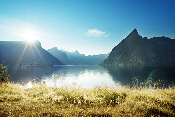 istock sunset in Lofoten islands, Norway 527690032