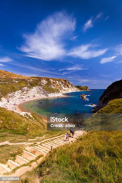 Jurassic Coastline Around Durdle Door Stock Photo - Download Image Now - Bournemouth - England, Beach, Coastline